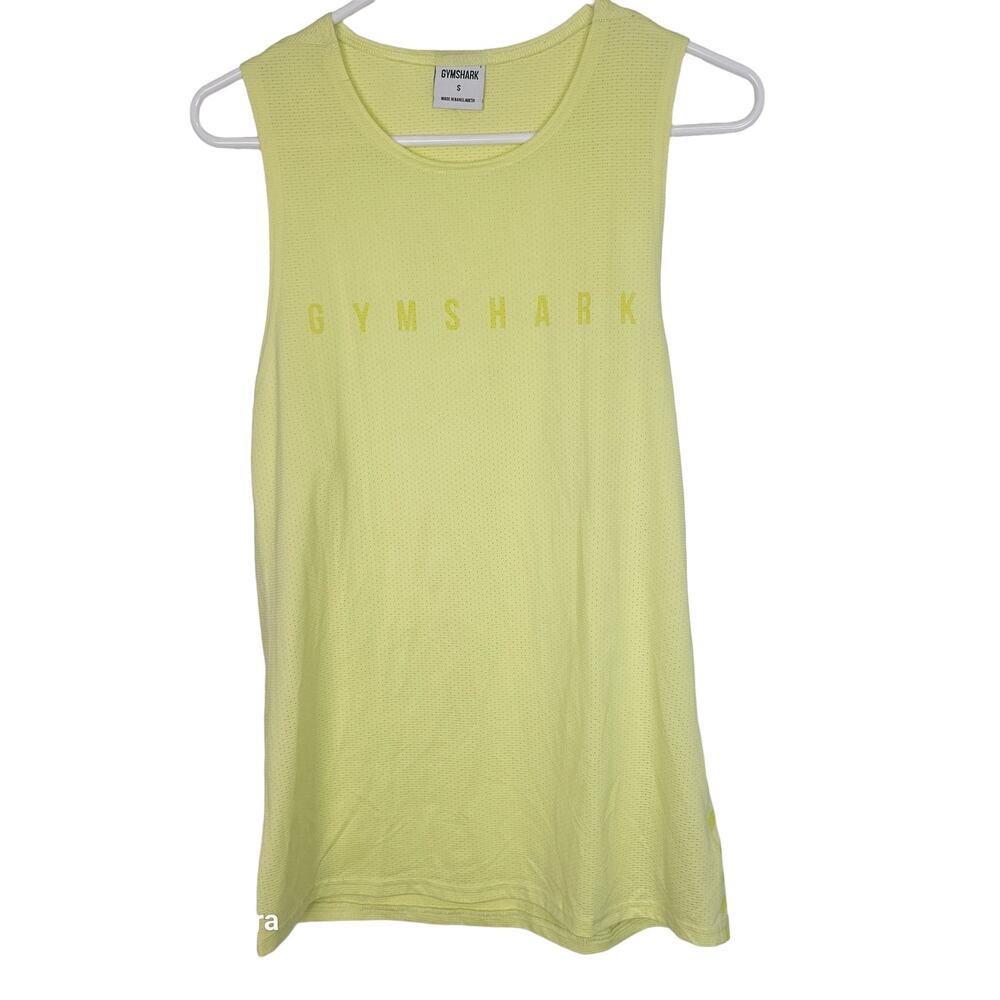 Gymshark Tank Top Men S Yellow Athletic Tank Top Men Training Tank Top Men